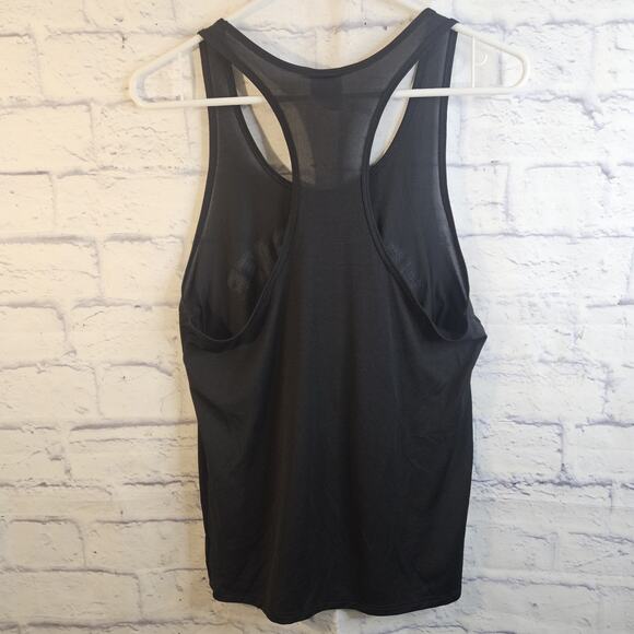 Victorias Secret PINK Size XS Black Tank Top We Tailgate Harder - Picture 3 of 5